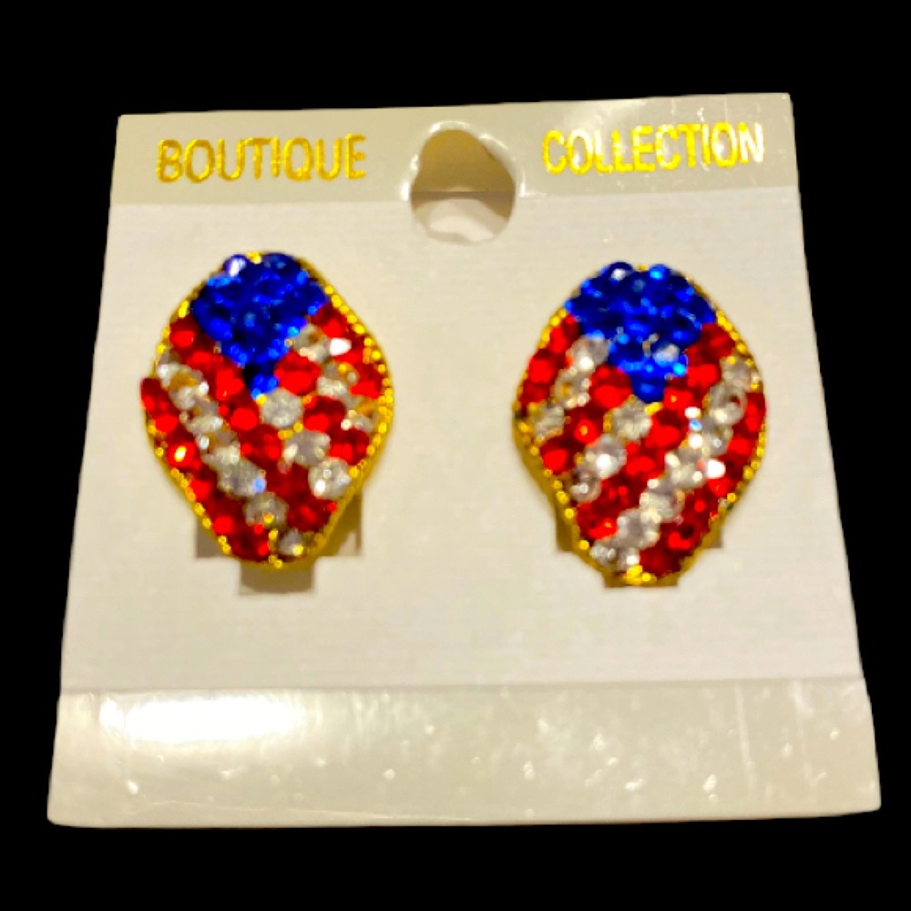 Patriotic earrings